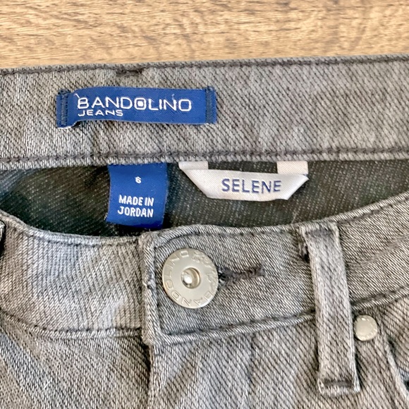 Bandolino Selene Missy Dark Gray Wash Jeans - Picture 4 of 5